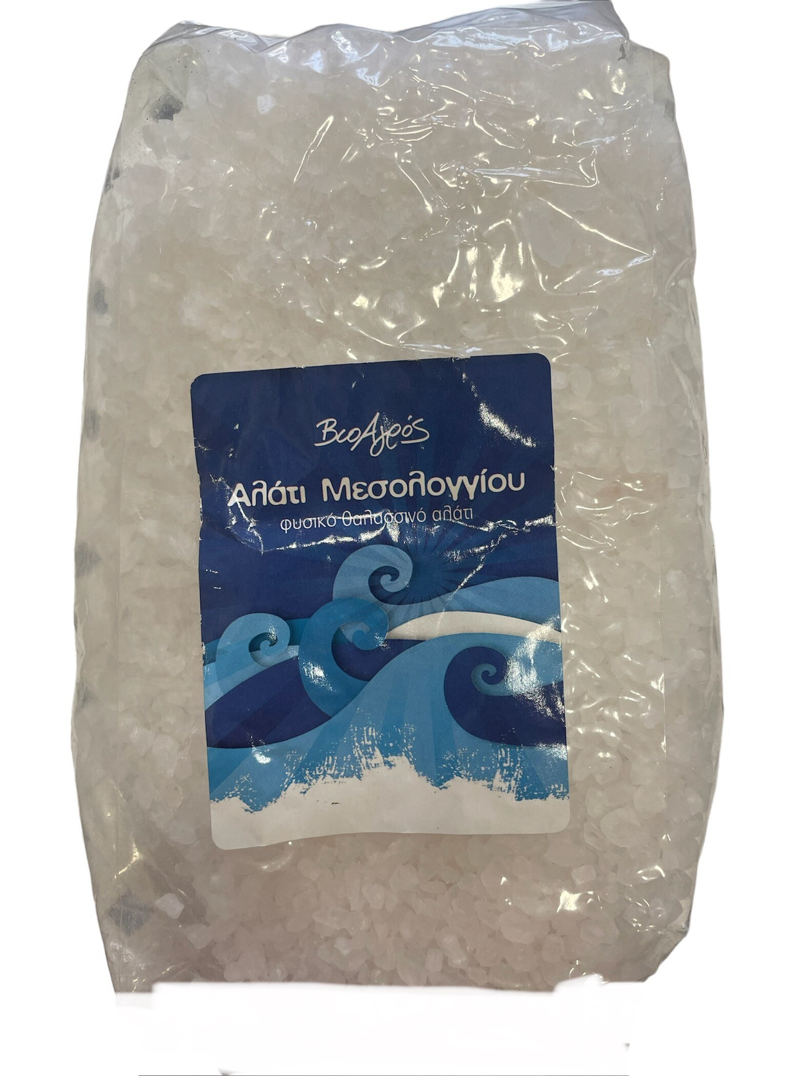BioAgros Αλάτι Μεσολογγίου Χοντρό 1kg / BioAgros Mesolonghi Coarse salt 1kg