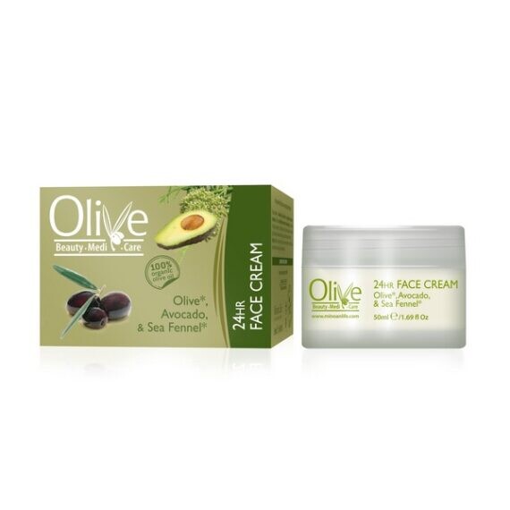 Olive - 24ωρη Κρέμα Προσώπου / Olive - 24-hour Face Cream