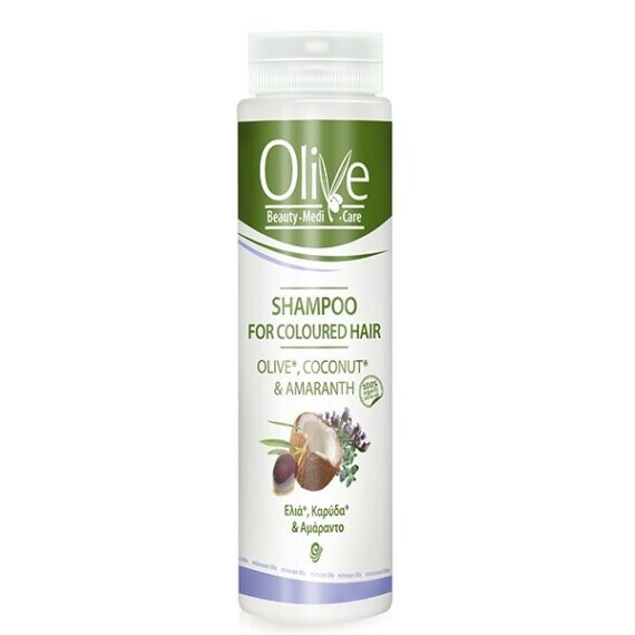 Olive - Σαμπουάν για Βαμμένα μαλλιά με ελιά, καρύδα και αμάραντο / Olive - Shampoo for Coloured Hair with Olive, Coconut and Amaranth