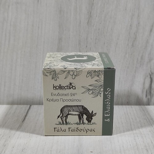 Kollectiva - Moisturizing 24h Face Cream with Donkey Milk and Olive Oil
