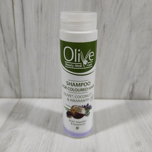 Olive - Σαμπουάν για Βαμμένα μαλλιά με ελιά, καρύδα και αμάραντο
